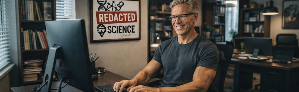 Jim Craddock at desk — Redacted Science